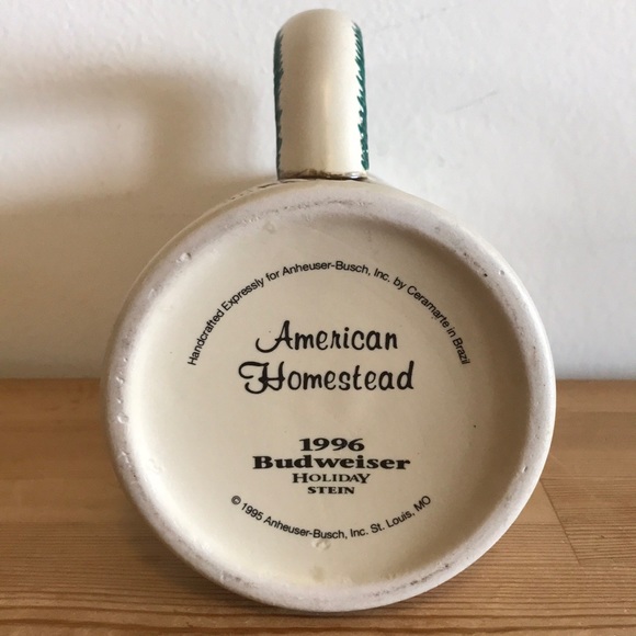 Budweiser Holiday Beer Stein, 1996 - Picture 5 of 6